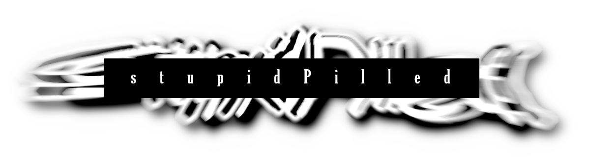 stupidPilled logo Logo that says "stupidPilled."